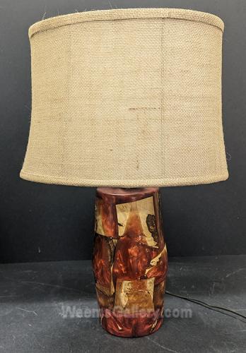 Multi Wood & Epoxy Lamp by Andy Hageman